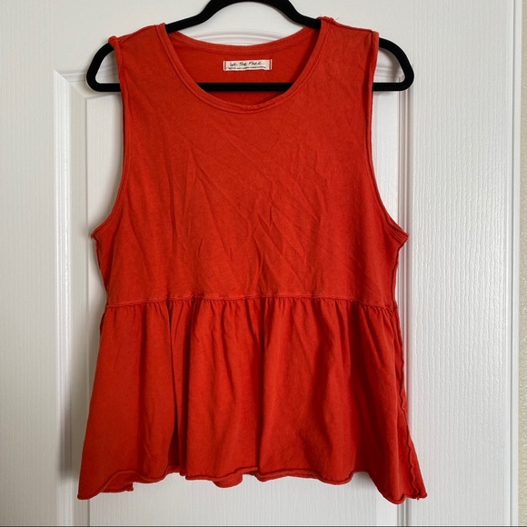 Free People Tops - We The Free Orange sleeveless Top